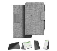 Étui Support magnétique pour Remarkable Paper Pro Move, Folio Tissage mosaïque, Porte-Stylo Rabattable, Veille/réveil Auto, Doublure Microfibre, Aimant Puissant (Gris)