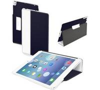Etui Support Muvit Fold pour iPad Air, Bleu/Blanc Bleu G