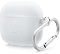 Étui suspendu en silicone Elago pour AirPods 4 Nightglow Blue