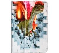 Étui Tablette 10 pouces Fonction Support Fermeture Élastique Motif dinosaure