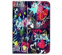 Étui Tablette 10 pouces Fonction Support Fermeture Élastique Motif graffitis