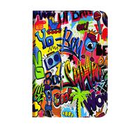 Étui Tablette 10 pouces Fonction Support Fermeture Élastique Motif street