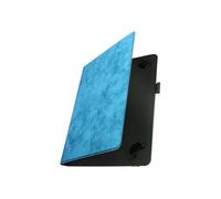 Étui Tablette 10 pouces Universel Simili cuir Design marbre Support vidéo Bleu