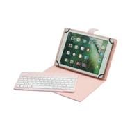 Etui tablette avec clavier - WEPOP - Universel 9-11'' - Bluetooth 5.0 - Rose - Azerty