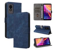 Étui TCL 501 4G Premium Business housse de protection antichoc avec Support Protection - Bleu