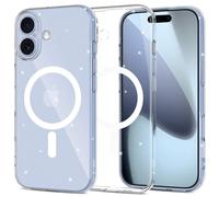 Etui Tech-Protect FlexAir MagSafe für iPhone 17, transparent-brokat