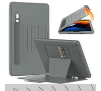 Étui TECHGEAR Enduro pour Apple iPad 10,2" 2021/2020/2019 [9e/8e/7e génération] Étui à Rabat magnétique Solide et Robuste [Veille/réveil] Housse Anti-Chute [Support Multi-Angle] Porte-Crayon et empla