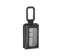 Étui Télécommande Garage - Garde Signal Mobile, Housse Universelle de Porte-clés, Boîtier de Contrôle Accès, Cuir PU 3D Noir Sac Rangement Objets | Registre Entrée pour Staff & Parents