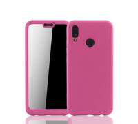 Étui Téléphone Portable Housse pour Huawei P20 Lite Full Écran Pare-Chocs Pink