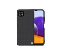 Étui texturé Nillkin Étui résistant et renforcé avec cadre en gel et nylon au dos pour Samsung Galaxy A22 5G noir