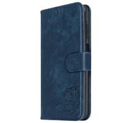 Étui Tigre Pour Samsung A25 5g Portefeuille Support Vidéo Dragonne Bleu