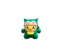 Etui TPU pour Airpods 1/2-Pikachu Snorlax-vert jaune