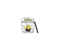 Etui TPU pour Airpods 1/2 Pokémon Pikachu Mignon-blanc