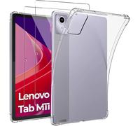 Étui Tpu Transparent Pour Lenovo Tab M11 (2024) 10,95 Pouces + 2 Verres Trempés - Coque Souple Anti¿Choc, Coins Renforcés, Anti¿Rayures, Ultra¿Mince