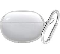 Étui TPU transparent renforcé pour Honor Earbuds X6 - Protection anti-chocs et anti-rayures, ajustement parfait avec mousqueton métal