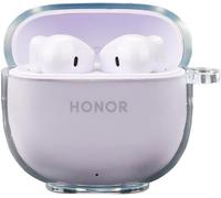 Étui transparent en silicone anti¿choc pour Honor Earbuds X6 ¿ slim, résistant aux rayures, compatible charge sans fil avec trou d'attache