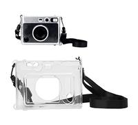 Étui Transparent pour Fujifilm Mini Evo, étui de Rigide Transparent avec Bandoulière pour Fujifilm Mini Evo