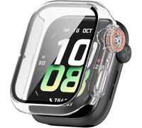 Étui Transparent Pour Honor Watch 5 - Coque Pc Mince Avec Film Trempé Anti-Rayures, Protection Complète Et Accès Chargement