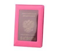 Étui transparent pour passeport avec fentes pratiques pour passeport, cartes d'identité, cartes, etc. Gardez vos cartes de passeport organisées lors de vos voyages à l'étranger