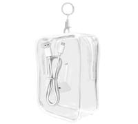 Étui transparent pour porte-clés, vitrine de poupée,Étui carré pour petite poupée | Sac porte-clés avec affichage carré, organisateur transparent pour petites figures, poupées, Blanc, riferimento