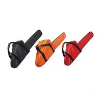 Étui Transport Scie Électrique 20" Renforcé(16-18in red) | Tissu Oxford 600D épais, coutures renforcées, imperméable, pour idéal stockage longue durée