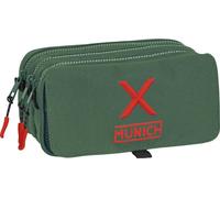 Étui triple multi-usages Munich Verde vert (21,5 x 10 x 8 cm)