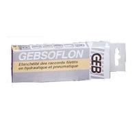 GEB Pâte à joint Gebsoflon PTFE non durcissante pour raccords filetés coniques 125 ml