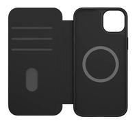 Etui type portefeuille iPhone 14 Plus noir avec logements cartes