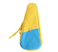 Étui Ukulélé 26 Pouces 27 Pouces, Housse Rembourrée Colorée, Protection Imperméable avec Bandoulière Ajustable - Protection Antichoc, Grande Capacité, Pour Voyage et Concert (Jaune)