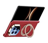 Étui Ultra-Fin pour Huawei Mate X7, Coque De Protection avec Anneau Magnétique Et Charnière Plaquée, Compatible avec Le Chargement sans Fil.,Red