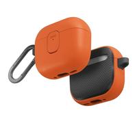 Étui UNIQ Clyde pour AirPods 4, étui de verrouillage orange