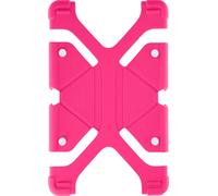 Etui universel avec bumper rose pour tablettes de 7.9'' à 9'' - fonction stand