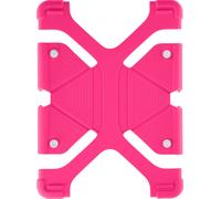 Etui universel avec bumper rose pour tablettes de 8.9'' à 12''- fonction stand