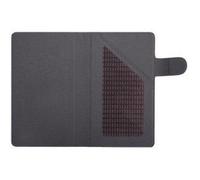 We etui pour smartphone 5,5 - effet peau de peche - noir