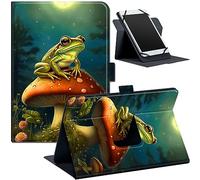 Étui universel grenouille champignon pour tablettes de 10,5 à 11,5 pouces, support folio avec plusieurs angles de vue