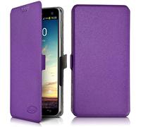 Etui Universel M porte-carte à rabat latéral Violet pour Orange Dive 73