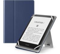 Étui Universel Pour 6"" 6.8"" 7"" Kindle Ereaders Fire Tablette-Kindle/Kobo/Voyaga/Lenovo/Sony Kindle E-Book E-Reader Tablette,Coque En Pu Avec Support Réglable Et Dragonne,Indigo