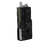 Étui Universel pour Radio Tactique, Pochette Molle pour Gilet Pochette Légère pour Radio Talkie-walkie Compatible avec Les Ceintures de Service et Les Radios Tactiques de Police(Bkcp)