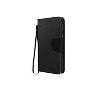 Etui universel pour Smartphone 132 x 66 mm avec Porte-cartes Fancy Style noir