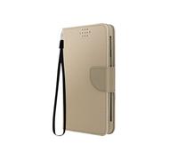 Etui universel Smartphone 152 x 76 x 10 mm avec Porte-cartes Fancy Style doré