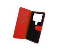 Étui Universel Smartphone 5,5 à 6 pouces avec Porte cartes Support Vidéo Rouge