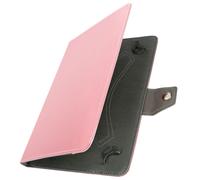 étui universel pour tablette 10 pouces au design vintage avec fonction de support - Rose clair