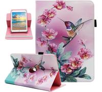 Étui Universel Pour Tablette Android 10 10,1 Pouces, En Cuir Pu, Rotation À 360 Degrés, Support Multi-Angles Pour 10 10,1 Et Toutes Les Tablettes De 9,5 À 10,5 Pouces, Oiseau