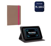 Étui universel pour tablette - TARGUS - Modèle Marron - 9-10 pouces - Support intégré - Élastique sécurisé