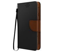 Etui universel Smartphone 139 x 71 mm avec Porte-cartes Fancy Style marron