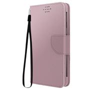 Etui universel Smartphone 152 x 76 mm Porte-cartes Fancy Style rose champagne