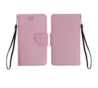 Etui universel Smartphone 152 x 76 mm Porte-cartes Fancy Style rose champagne