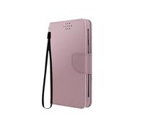 Etui universel Smartphone 152 x 76 mm Porte-cartes Fancy Style rose champagne