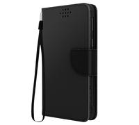 Etui universel Smartphone 152 x 76 x 10 mm avec Porte-cartes Fancy Style noir