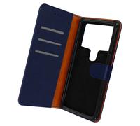 Etui Universel pour Smartphone 52 à 55 pouces avec Porte cartes Support Vidéo bleu